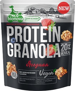 Изображение товара Гранола Bionova ягодная протеиновая 280г