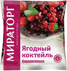 Изображение товара Смесь ягодная Vитамин Ягодный коктейль быстрозамороженная 300г