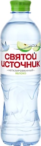 Изображение товара Вода Святой Источник со вкусом яблока негазированная 500мл