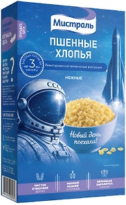 Изображение товара Хлопья Мистраль Пшенные 400г