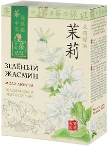 Изображение товара Чай зеленый Зеленая панда Зеленый жасмин 100г