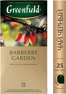 Изображение товара Чай черный Greenfield Barberry Garden 25*1.5г