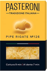 Изображение товара Макароны Pasteroni Pipe rigate №126 400г
