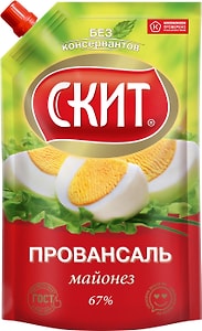 Изображение товара Майонез Скит Провансаль 67% 400мл