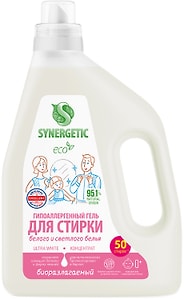 Изображение товара Гель для стирки Synergetic Ultra White 1.5л