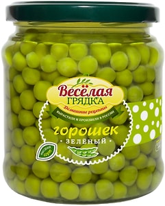 Изображение товара Горошек Веселая грядка Веселая грядка зеленый 460г