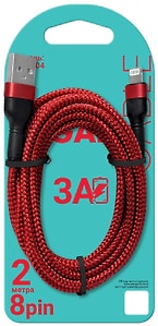 Изображение товара Кабель для зарядки и передачи данных Gal USB A 8pin 2м