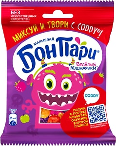 Изображение товара Мармелад Бон Пари жевательный Веселые кошмарики 75г