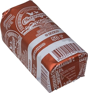 Изображение товара Сырок глазированный Свитлогорье с какао 26% 50г