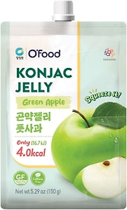 Изображение товара Желе OFood со вкусом зеленого яблока 150г
