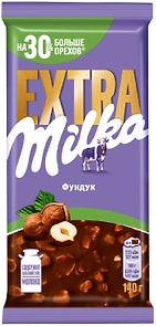 Изображение товара Шоколад Milka Extra Молочный с фундуком 140г