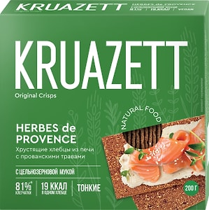 Изображение товара Хлебцы Круазетт тонкие ржано-пшеничные с прованскими травами 200г