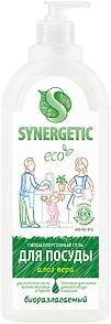 Изображение товара Средство для мытья посуды Synergetic биоразлагаемое с ароматом алоэ 1л