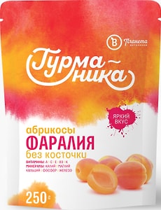 Изображение товара Абрикос Планета Витаминов Фаралия Гурманика без косточки быстрозамороженный 250г