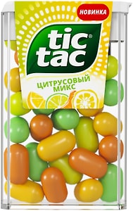 Изображение товара Драже Tic-Tac со вкусом цитрусов 16г