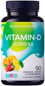 Изображение товара БАД Витамин Д3 LIVS мармеладные пастилки 2г №90