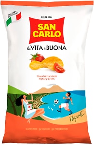 Изображение товара Чипсы San Carlo Piu Gusto Томат 150г