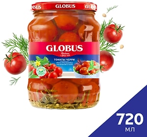 Изображение товара Томаты Globus Черри 720мл