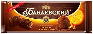 Изображение товара Шоколад Бабаевский Темный Трюфель с апельсином 170г