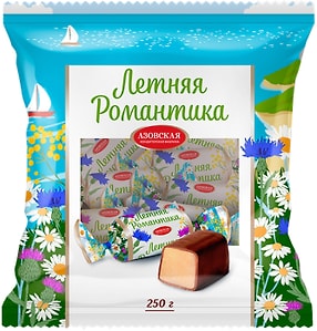 Изображение товара Конфеты Азовская КФ помадные глазированные Летняя романтика 250г