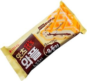 Изображение товара Мороженое Lotte Сэндвич-вафля Ракушка 124г