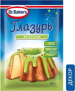 Изображение товара Глазурь Dr.Bakers Зеленая 90г