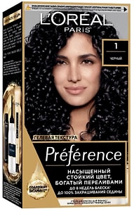 Изображение товара Краска для волос Loreal Paris recital Preference 1.0 Черный