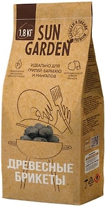 Изображение товара Брикеты Sun Garden древесноугольные 1.8кг