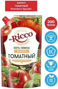 Изображение товара Кетчуп Mr. Ricco Pomodoro Speciale томатный 300г