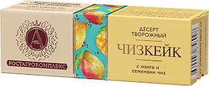 Изображение товара Десерт творожный А.РостАгроКомплекс с манго и семенами чиа 15% 40г