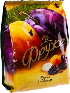 Изображение товара Конфеты Фруже Фрукты в шоколаде 190г