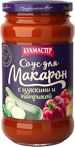 Изображение товара Соус Кухмастер для макарон с цукини и паприкой 400г