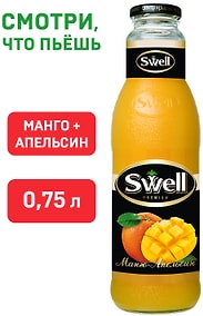 Изображение товара Нектар Swell из манго и апельсина с мякотью 750мл