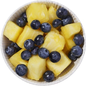 Изображение товара Микс фруктовый Оранжевая марка Ананас Голубика кусочками 140г