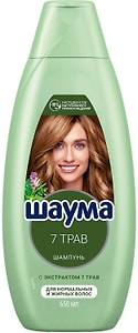 Изображение товара Шампунь для волос Шаума для нормальных и жирных 7 Трав 650мл