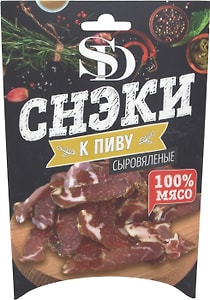 Изображение товара Снэки из свинины Сытный Дом к пиву сыровяленые 30г
