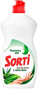 Изображение товара Средство для мытья посуды Sorti Бальзам с алоэ вера 450г
