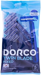 Изображение товара Бритвенный станок Twin Blade Fixed одноразовый 2 лезвия 5шт