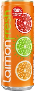 Изображение товара Напиток Laimon Fresh Мандарин-Лайм-Сицилийский апельсин 330мл