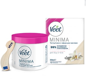 Изображение товара Воск для депиляции Veet Теплый с эфирными маслами 250мл