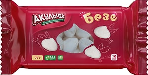 Изображение товара Безе Акульчев Сливочные 70г