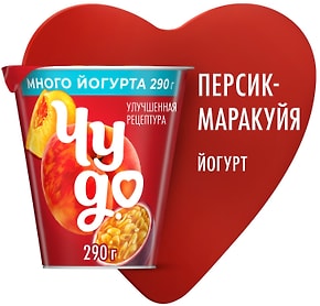 Изображение товара Йогурт Чудо Персик-Маракуйя 2% 290г