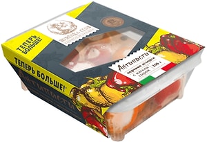 Изображение товара Антипасти Burenka Club Перчики ассорти фаршированные мягким сливочным сыром в масле 260г