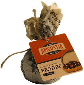 Изображение товара Сыр Amgustia полутвердый Белпер Перец-Чеснок 45% 100г