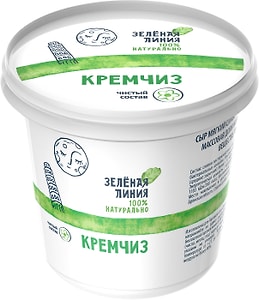 Изображение товара Сыр Зеленая линия Кремчиз 140г