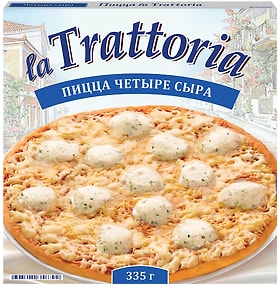 Изображение товара Пицца La Trattoria 4 сыра 335г
