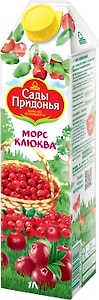 Морс Сады Придонья Клюква 1л - купить с доставкой в Vprok.ru ...