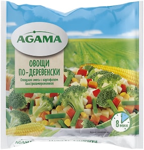 Изображение товара Смесь Agama Овощи по-деревенски с картофелем 400г