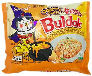 Изображение товара Лапша Samyang Hot Chicken Flavor Ramen Quattro Cheese 145г