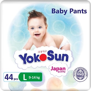 Изображение товара Подгузники-трусики YokoSun L 9-14кг 44шт